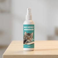 Liquide d'entraînement naturel doux et sûr de 120 ml pour arrêter les griffades sur les meubles pour chatons d'intérieur, spray répulsif pour chats