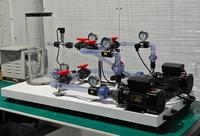 Kit d'entraînement aux performances des pompes en série et en parallèle, appareil métallique pour l'étude en mécanique des fluides en laboratoire universitaire