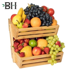 Panier à <span class=keywords><strong>fruits</strong></span> en bambou-comptoir <span class=keywords><strong>de</strong></span> cuisine à 2 niveaux, bol à <span class=keywords><strong>fruits</strong></span> et support, support <span class=keywords><strong>de</strong></span> stockage <span class=keywords><strong>de</strong></span> <span class=keywords><strong>fruits</strong></span> et légumes - Product Image 5