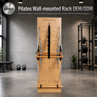 Plateforme murale de Pilates de qualité avec ressorts de résistance et réglage numéroté pour l'entraînement de la force du tronc – Vente en gros pour studios