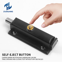 Loquet de porte en métal moderne en acier inoxydable personnalisé en usine de bonne qualité et durable pour une utilisation de porte dans les hôtels boulons de fenêtre inclus