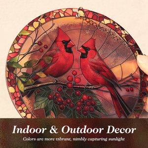 Atrapasoles de Vidrio Colorido con Colgante de Cristal Brillante, Decoración de Ventana Arcoíris Art Deco Moderna Personalizable, Navidad - Product Image 6