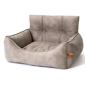 2022 Bestseller Hochwertiges Wasserdichtes Leder Komfortables Kleines Haustier-Bett Hunde- und Katzenhöhle - Product Image 5