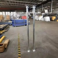 Light Duty 1.6m-2.9m Painted Adjustable Shoring Prop Steel Post Shore for Building Slab Support