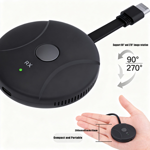 Proyector de Pantalla Portátil Inalámbrico Quick Cast 1080P, Uso Doméstico y Comercial, Reuniones en Línea sin Retrasos, Capacitación, Compatible con DQ-L6T+L6R - Product Image 5