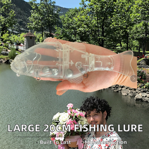 Big Size 20cm 135g Jackall Ganterel Midwater Swim Baits Cod ABS Lake & River Lure <b>Blank</b> Unpainted with Chin <b>Weight</b> Loop & Ring - Product Image 2