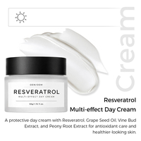 Ensemble de soins de la peau sans cruauté animale à base de resvératrol et d'acide hyaluronique, étiquette privée OEM, sérum antioxydant pour le visage, crème de jour, crème de nuit