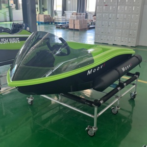 Bote Eléctrico <span class=keywords><strong>Rush</strong></span> Wave de Alta Potencia 16KW, Casco Ligero de EPP, Mini Bote Eléctrico de Dos Personas para Uso en Lagos y Ríos Tranquilos - Product Image 2