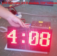 Module d'écran LED rouge unique P10 320*160mm Hub 75 de haute qualité, directement de l'usine en Chine