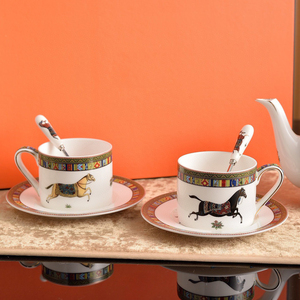 European Home Teacup Set Living Room Ceramic Teapot <b>Kettle</b> Wedding Housewarming Bone China Gift - Product Image 2