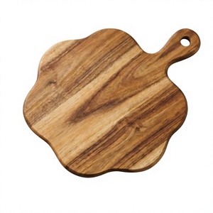 Planche à découper à motif floral avec poignée, lavable au lave-vaisselle, designs personnalisables faits à la main, bloc de découpe multifonctionnel et sûr pour les aliments - Product Image 1