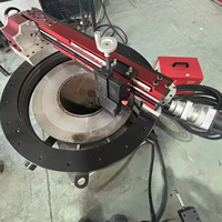 Machine à rainurer les tuyaux externe portable SFN-610 0-610 mm, électrique, CNC, pour le fraisage des brides montées en extérieur, idéale pour la réparation sur site des installations industrielles