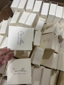 カスタマイズされたブラウンクラフト紙ハード段ボールジュエリーギフトボックスプリント包装ミニジュエリー包装ジュエリー引き出しボックス - Product Image 6