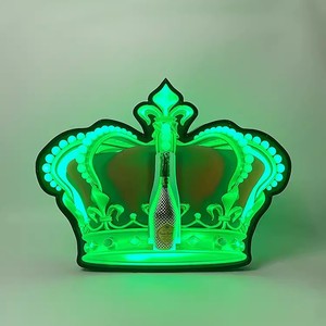 Presentador de Botellas LED Recargable con Forma de Corona, Ecológico, Contemporáneo, con Luces Intermitentes, para Bar, KTV, Bodas, con Logotipo Personalizado - Product Image 3