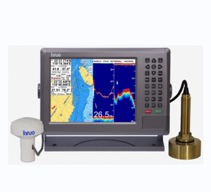 Électronique marine XINUO GPS Chart Plotter Fish <span class=keywords><strong>Finder</strong></span> Combo XF-1069GF Écran LCD grand format 10,4 pouces NMEA0183 Transpondeur AIS - Product Image 1