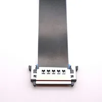 0,5mm Rastermaß 20-PIN Kupferkern-Adapter-Steckverbinder Elektronisches Flachkabel PTFE/PVC/Nylon/Gummi-Isolierung Anpassbar