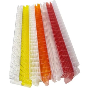 Plaques alvéolaires transparentes en <span class=keywords><strong>polycarbonate</strong></span> gaufré PC de 10 mm, 12 mm, 16 mm pour dômes, puits de lumière et serres - Product Image 2