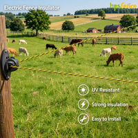 HPSFENCE - Aislante de PP de Alta Resistencia, Resistente a los Rayos UV, Impermeable, Superficie Lisa, Fácil de Montar