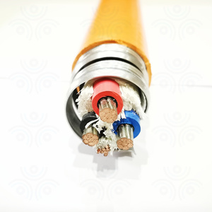 Câble d'alimentation blindé en cuivre toronné 500 MCM 2 AWG 3 conducteurs pour certificat CSA <span class=keywords><strong>TECK</strong></span> 90 XLPE 6 Gauge - Product Image 3