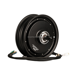 Kit de conversion étanche IP67 avec moteur de moyeu sans balais à aimant de 12 pouces 48-72V 15KW pour scooter, cyclomoteur, moto YM-ZX-15KW à couple élevé - Product Image 5