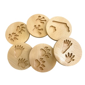 Jouets éducatifs en bois de hêtre pour bébés de 2 à 4 ans, <span class=keywords><strong>Montessori</strong></span>, empreintes d'animaux, colorés, Leader Joy, vente chaude - Product Image 6