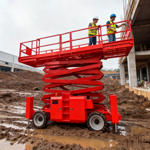 High Quality Mobile Lifting <b>Platform</b> Electric Scissor Lift Construction Site Scissor Lift For Sale - Product Image 3