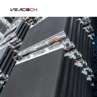 Condensador de Microcanal con Aletas de Aluminio - Capacidad de Refrigeración de 10-50kW para HVAC de Techo, Enfriadores Industriales y Furgonetas Refrigeradas