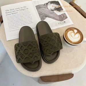 Sandales plates pour femmes, été, plage, cuir véritable, doublure en mesh, haute qualité - Product Image 4