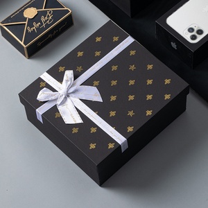 Bespoke Big <b>Black</b> Retail Products Gift <b>Box</b> Packaging with Magnetic Lid - Product Image 4