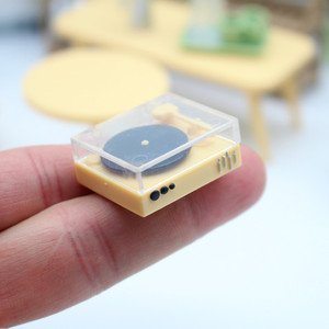 Mới đến thu nhỏ Nhà búp bê phụ kiện máy nghe nhạc CD mô hình đồ chơi máy nghe nhạc - Product Image 5