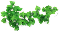 Guirlande artificielle en rotin de feuillage vert, grande vigne suspendue de plantes de vigne, feuilles pour décoration murale de jardin maison, V551, 1 pièce