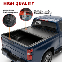 Couverture de benne rigide rétractable électrique en aluminium pour Nissan Navara D40 D23 Frontier NP300 Chevrolet Silverado