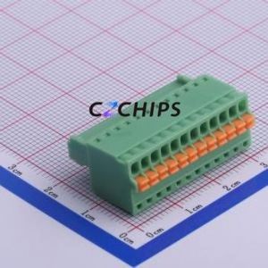 KF2EDGKD-2.5-12P Plug-in Terminal Block P=2.5mm Connector ( Connector Type: Plug )( Construction: 1x12P )( Pitch: 2.5mm ) - Product Image 2