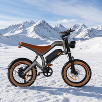 Vélo électrique tout-terrain 1500W à pneus larges 48V 15.6Ah M20, 7 vitesses, stock USA, stock UE, stock UK, ODM