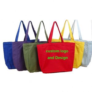 High-End Diy Canvas Tote Bag For Shopping Easy-Carrying Customize Portable Lunch Bag Canvas - Product Image 1