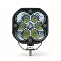 Nouvelle lampe de travail LED carrée de 3 pouces 30W, étanche IP68, 12-48V, lampe auxiliaire de conduite, tout-terrain, voiture, camion, chariot élévateur, 2160 lumens