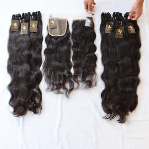 Extensiones de cabello humano brasileño, Pelo Rizado indio sin procesar, 11a, con encaje Frontal, 6x6 DE CIERRE - Product Image 2