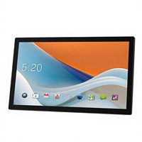 Pantalla Digital de Señalización de 21.5 Pulgadas, Nueva, de Plástico, Elegante y Delgada, Reproductor de Anuncios, OEM Android LCD Táctil, Kiosco Delgado de Pared, Venta al Por Mayor
