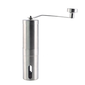 <b>Small</b> Stainless Steel Coffee <b>Grinder</b> Ceramic Conical Adjustable Burr Portable Manual Coffee <b>Grinder</b> - Product Image 1