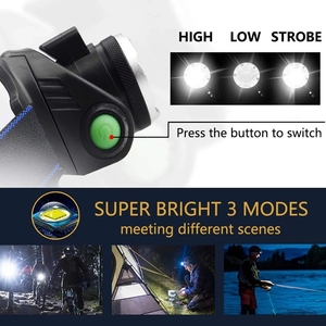 Venta caliente de fábrica al por mayor T6 LED impermeable Camping Super brillante Naturehike faro linterna LED con 2*18650 batería - Product Image 6