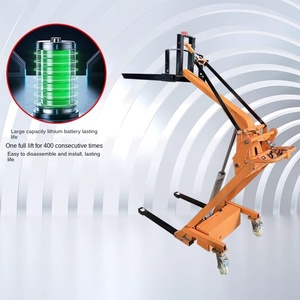 Kurbel arm lader Manueller Stapler Tragbarer elektrischer hydraulischer Kurbel arm stapler Mini verstellbarer elektrischer Paletten stapler - Product Image 5