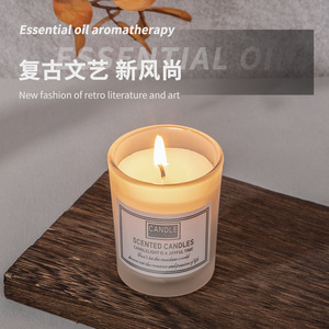 Northern Mu Scented <b>Candles</b> Cup Shaped Mixed Wax Premium Home Fragrance Sleep Aid Gift <b>Set</b> - Product Image 4