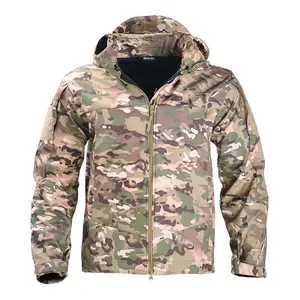 Sturdyarmor Outdoors Waterproof Rain Softshell Winter Clothing Equipment Gear Fleece Tactical Jacket for Men