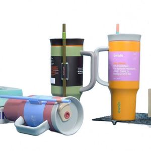 Hot-selling for 40oz Double-layer Stainless Steel <b>Vacuum</b> Insulated Leak-Proof BPA Free Tumbler Handle for Outdoor Sports - Product Image 1