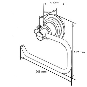 Logo personalizzato supporto autoadesivo <span class=keywords><strong>a</strong></span> parete di aspirazione Hotel casa appartamento <span class=keywords><strong>bagno</strong></span> cucina <span class=keywords><strong>porta</strong></span> <span class=keywords><strong>asciugamani</strong></span> 2025 - Product Image 4
