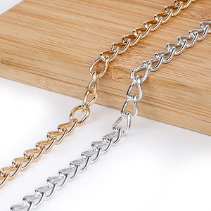 Cadena de Aluminio en Rollo, Disponible en Stock |   Rollo de 5 Metros en Varios Tamaños y Estilos para Correas de Bolsos y Asas de Cadena Personalizadas para Carteras - Product Image 6