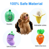 Jouet en peluche pour chien en peluche de dessin animé 10 11 12 paquets Jouet en peluche pour chien qui couine