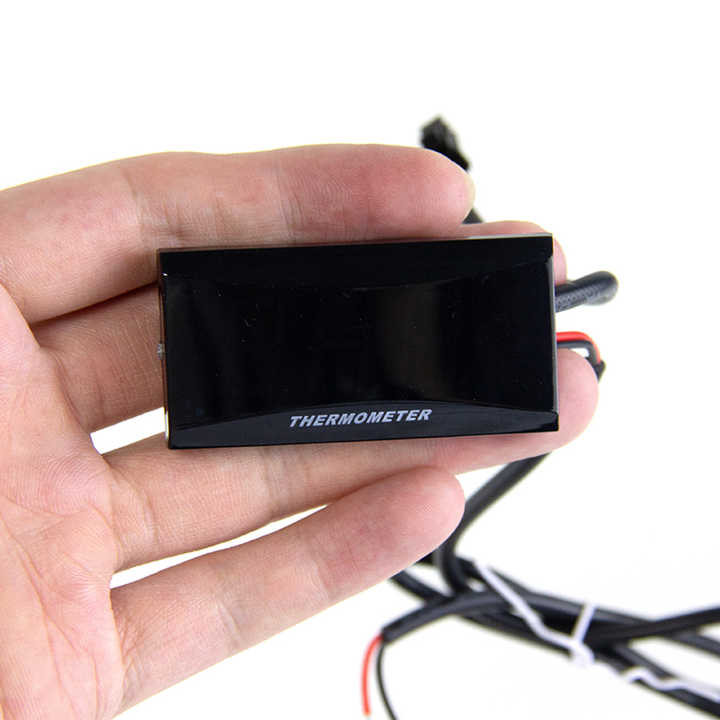 Termometro Voltmetro Orologio LED 3 In 1 - Per Auto, Moto, Barca, DC 5-50V - Foto 5