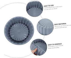 8 Zoll runde Schnell verschluss BPA-freie Silikon <span class=keywords><strong>Charlotte</strong></span> Kuchen form Backformen für Käse Schokolade Short cake Brownie Tart Pie - Product Image 6