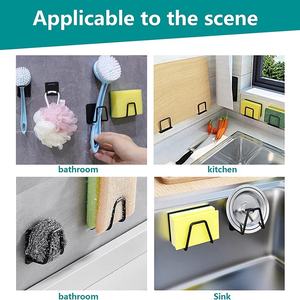 Mensola per lavello in spugna da cucina lavello per pulizia del bagno porta spugna porta ganci spugna - Product Image 3